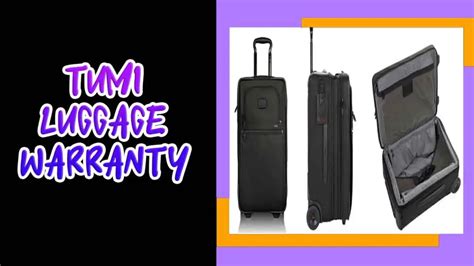 tumi suitcase warranty